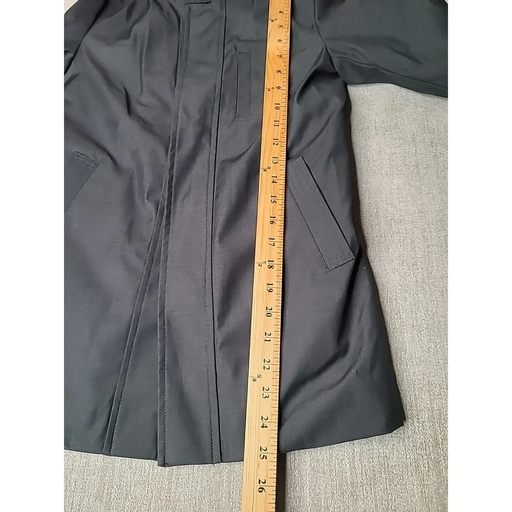 Appaman Tailoring Winter Coat Boys Size 8 Dark Gray‎ Lined Zipper Snap Jacket
